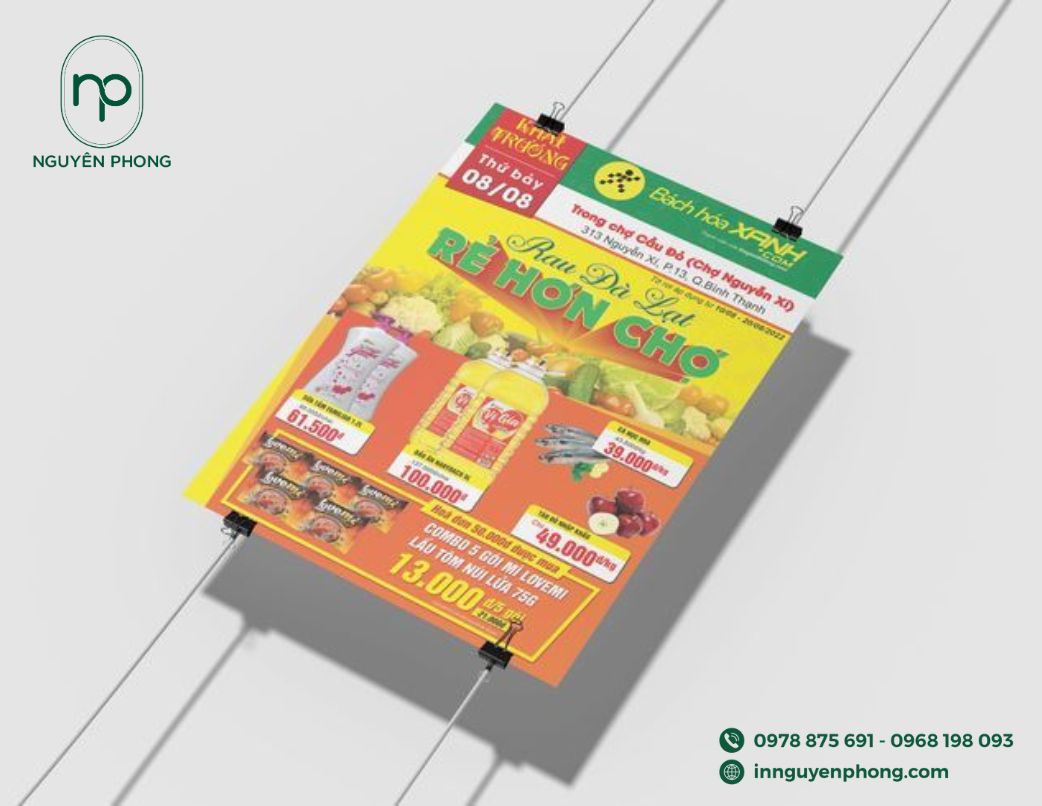 dịch vụ in tờ rơi điện máy giá rẻ